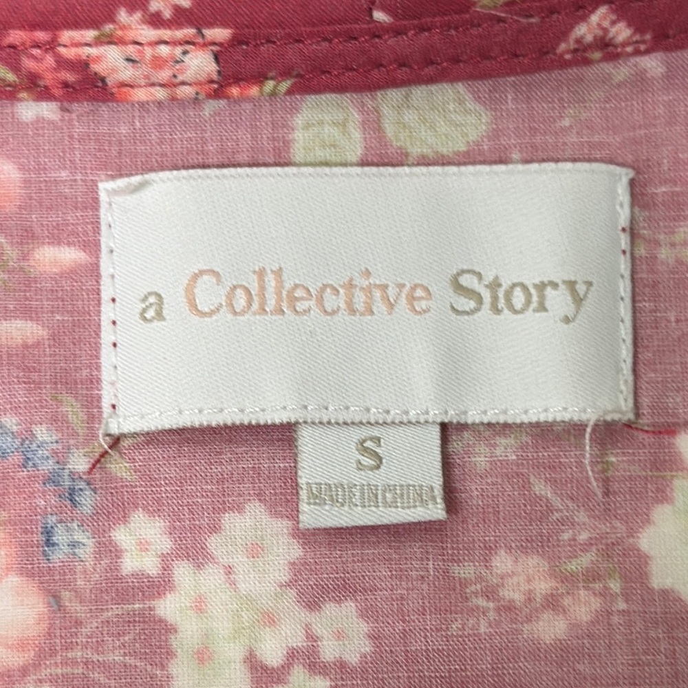 A Collective Story The Bailey Ruffle Top Size Small - Picture 8 of 10
